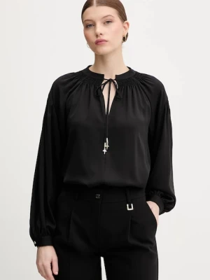 Joop! bluzka damska kolor czarny gładka 30100470