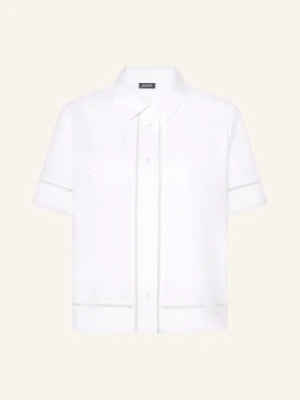 Joop! Bluzka Z Koronki Ażurowanej weiss