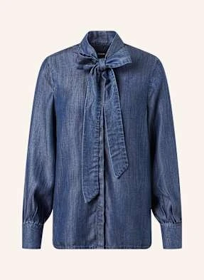 Joop! Bluzka Z Wiązaniem Pod Szyją Ulla W Stylu Jeansowym blau