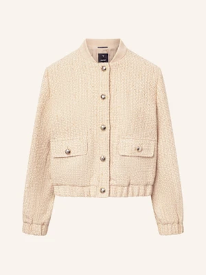 Joop! Bluzon Z Tweedu Jewel Z Błyszczącą Przędzą beige