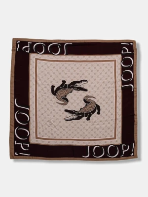 Joop! chusta damska kolor beżowy wzorzysta 30048970