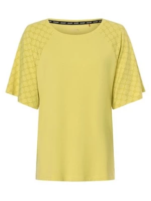 JOOP! Damska koszulka do piżamy Kobiety wiskoza żółty jednolity,