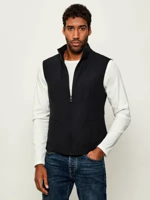 Joop! Dwustronny bezrękawnik Wake-J2 | Slim Fit | z dodatkiem wełny