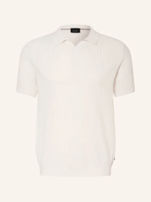 Joop! Dzianinowa Koszulka Polo Baoron beige BIAŁY