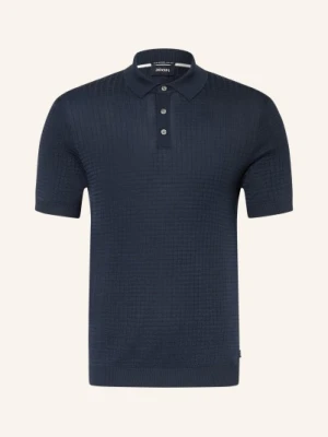 Joop! Dzianinowa Koszulka Polo blau