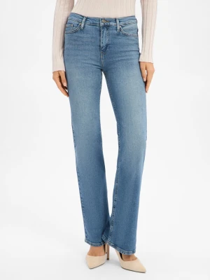 JOOP! Dżinsy bootcut fit - Miriam Kobiety Bawełna niebieski jednolity,