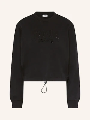 Joop! Jeans Bluza Nierozpinana Z Ozdobnymi Kamykami schwarz