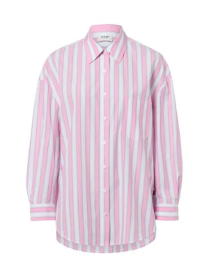 Joop Jeans Damska bluzka koszulowa - Brenda Kobiety Bawełna różowy w paski,