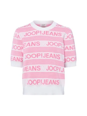 Joop Jeans Damska koszula z dzianiny - Karie Kobiety Bawełna wyrazisty róż|wielokolorowy wzorzysty,