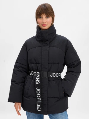Joop Jeans Damska kurtka pikowana - Coralie Kobiety czarny jednolity,