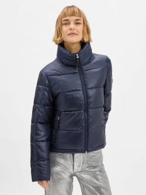 Joop Jeans Damska kurtka puchowa - Opika Kobiety Sztuczne włókno niebieski jednolity,