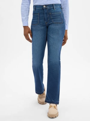 Joop Jeans Dżinsy bootcut - Ella Kobiety Bawełna niebieski jednolity,