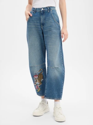 Joop Jeans Dżinsy - Elsa-C Kobiety Jeansy niebieski nadruk,
