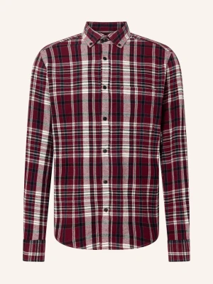 Joop! Jeans Koszula Flanelowa Hali O Kroju Regular Fit rot