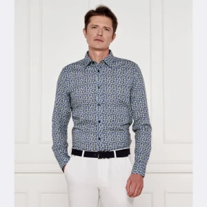 Joop! Jeans Koszula Hanson | Regular Fit | z dodatkiem lnu