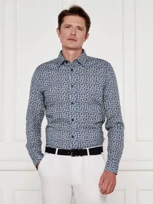 Joop! Jeans Koszula Hanson | Regular Fit | z dodatkiem lnu