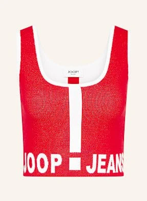 Joop! Jeans Krótki Top Kama rot