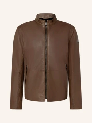 Joop! Jeans Kurtka Skórzana beige