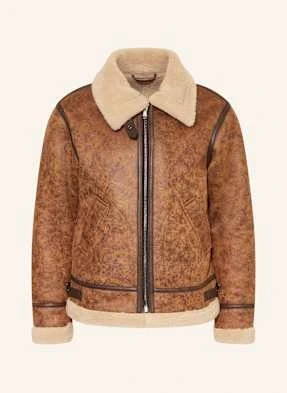 Joop! Jeans Kurtka Ze Sztucznym Futrem beige