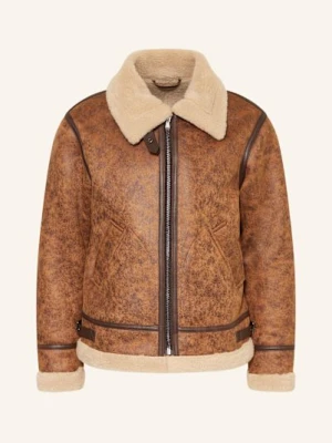 Joop! Jeans Kurtka Ze Sztucznym Futrem beige