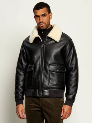 Joop! Jeans Ocieplana kurtka Rudkin | Regular Fit | shearling czarny