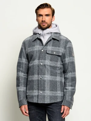 Joop! Jeans Płaszcz 2w1 Barford szary