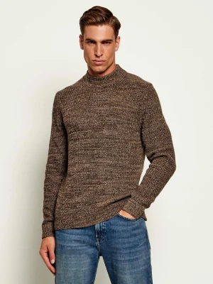 Joop! Jeans Półgolf Orlissor | Regular Fit | z dodatkiem wełny brązowy