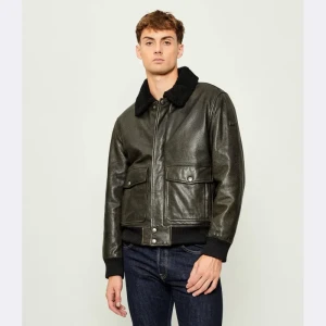 Joop! Jeans Skórzana kurtka Falko | Regular Fit | shearling