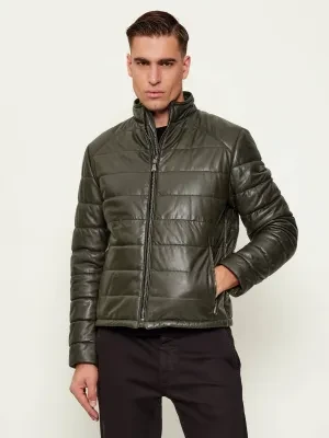 Joop! Jeans Skórzana kurtka Stepo 2 | Slim Fit