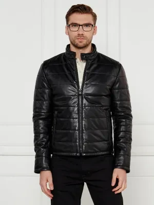 Joop! Jeans Skórzana kurtka STEPO | Slim Fit