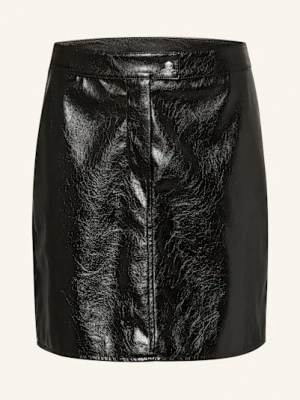 Joop! Jeans Spódnica Z Imitacji Skóry schwarz