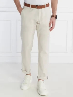 Joop! Jeans Spodnie chino 83Matthew2 | Modern fit | z dodatkiem lnu