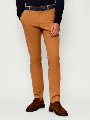 Joop! Jeans Spodnie chino Matthew | Modern fit brązowy