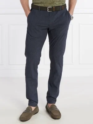 Joop! Jeans Spodnie chino Maxton | Regular Fit | z dodatkiem lnu