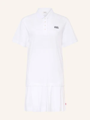 Joop! Jeans Sukienka Polo Z Pikowanym Wzorem Tadena weiss