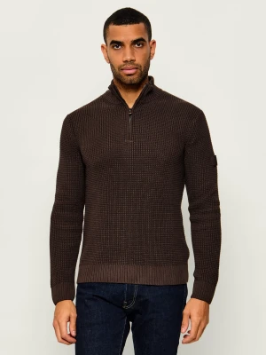 Joop! Jeans Sweter Honrio | Regular Fit brązowy