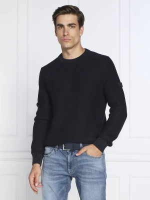 Joop! Jeans Sweter | Regular Fit granatowy