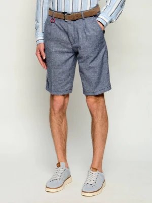 Joop! Jeans Szorty chino Ruby | Regular Fit | z dodatkiem lnu
