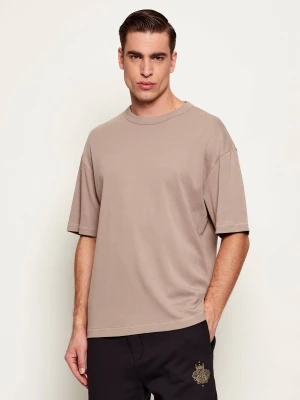 Joop! Jeans T-shirt Ciarlan | Oversize fit beżowy