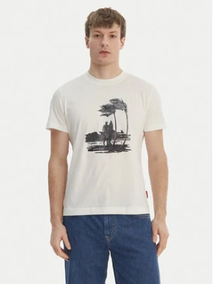 JOOP! Jeans T-Shirt JJJ-Lanakila 30101983 Écru Regular Fit Kremowy