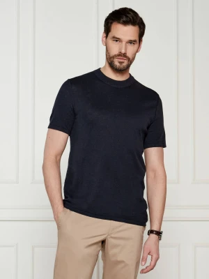 Joop! Jeans T-shirt Peeron | Regular Fit granatowy