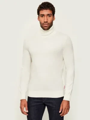 Joop! Jeans Wełniany golf Larsor | Slim Fit