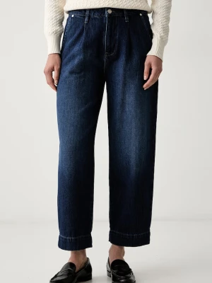 Joop! jeansy barrel damskie granatowy