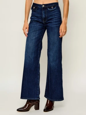 Joop! Jeansy Eilika | flare fit granatowy