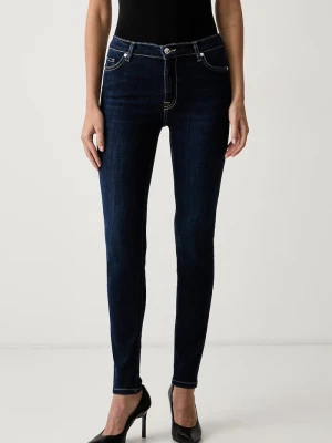 Joop! jeansy skinny damskie granatowy