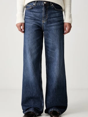 Joop! jeansy wide leg damskie niebieski
