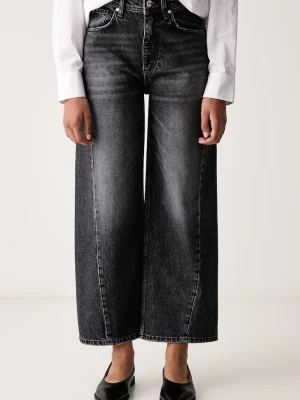 Joop! jeansy wide leg damskie szary