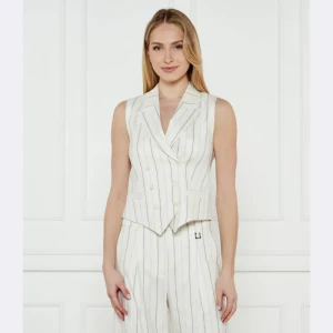 Joop! Kamizelka 58 252V58Vika-X | Slim Fit | z dodatkiem lnu