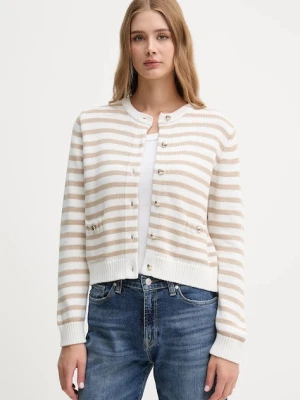 Joop! kardigan damski kolor beżowy 30047636