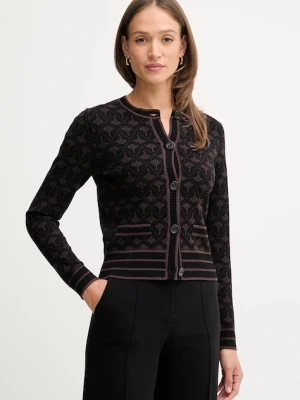 Joop! kardigan damski kolor czarny lekki 30048388